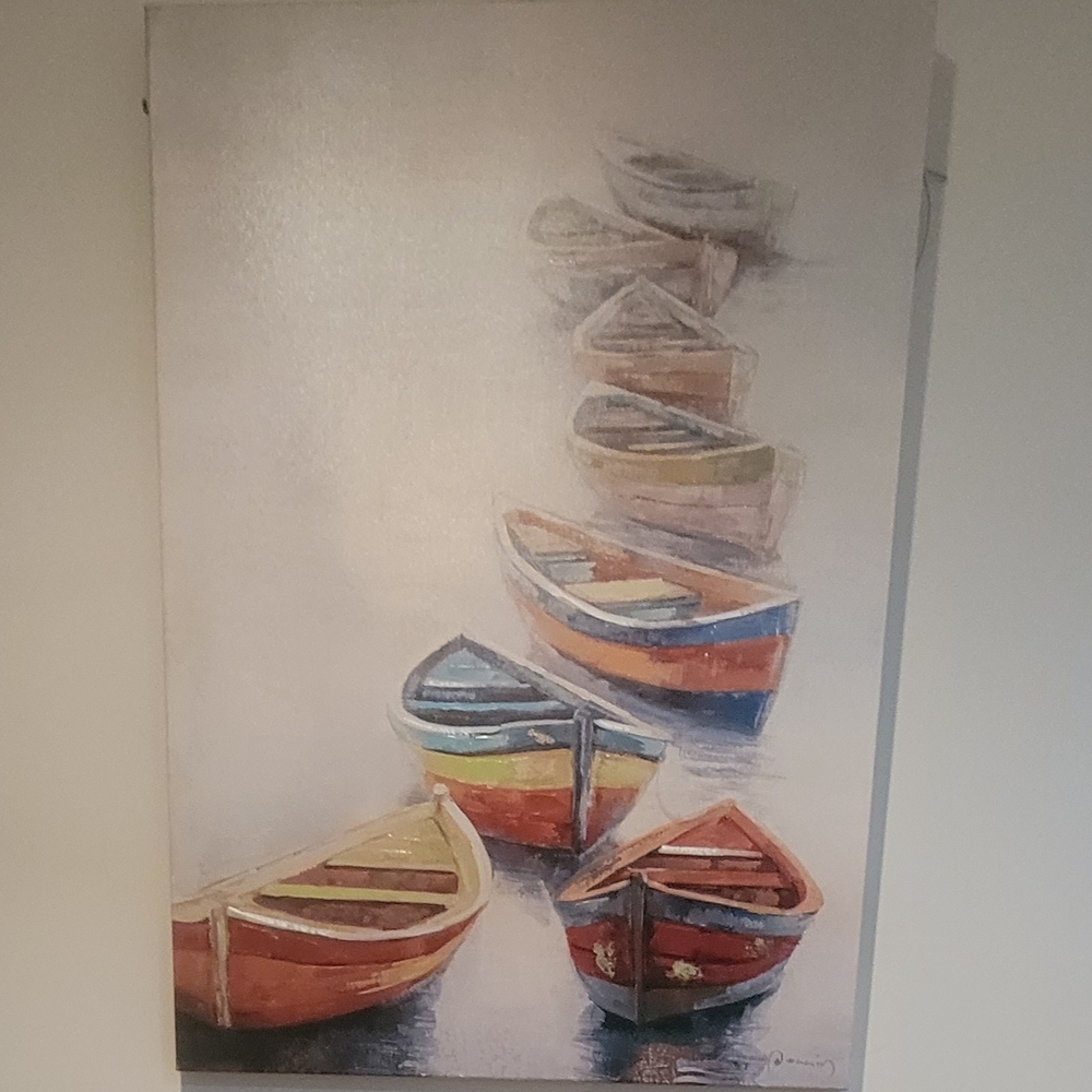 Colorful Boat Art Print - Picture 2 of 6